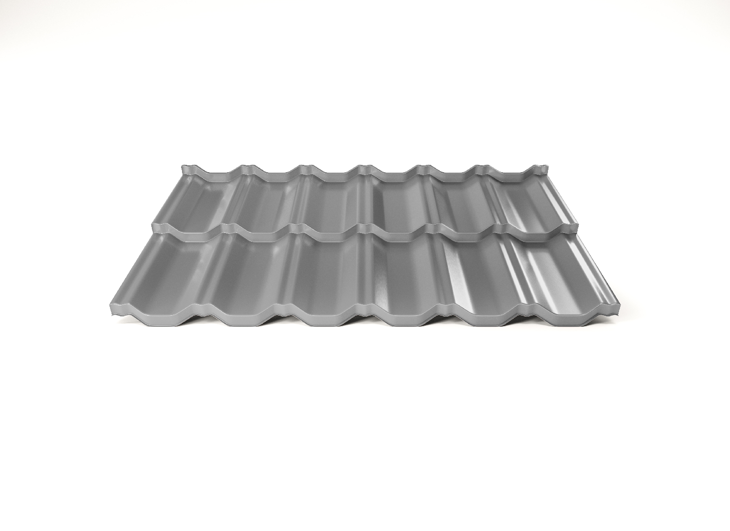 Modulární plechová střešní krytina Hornval H2 25 / 350 Super 25 Polyester Gloss