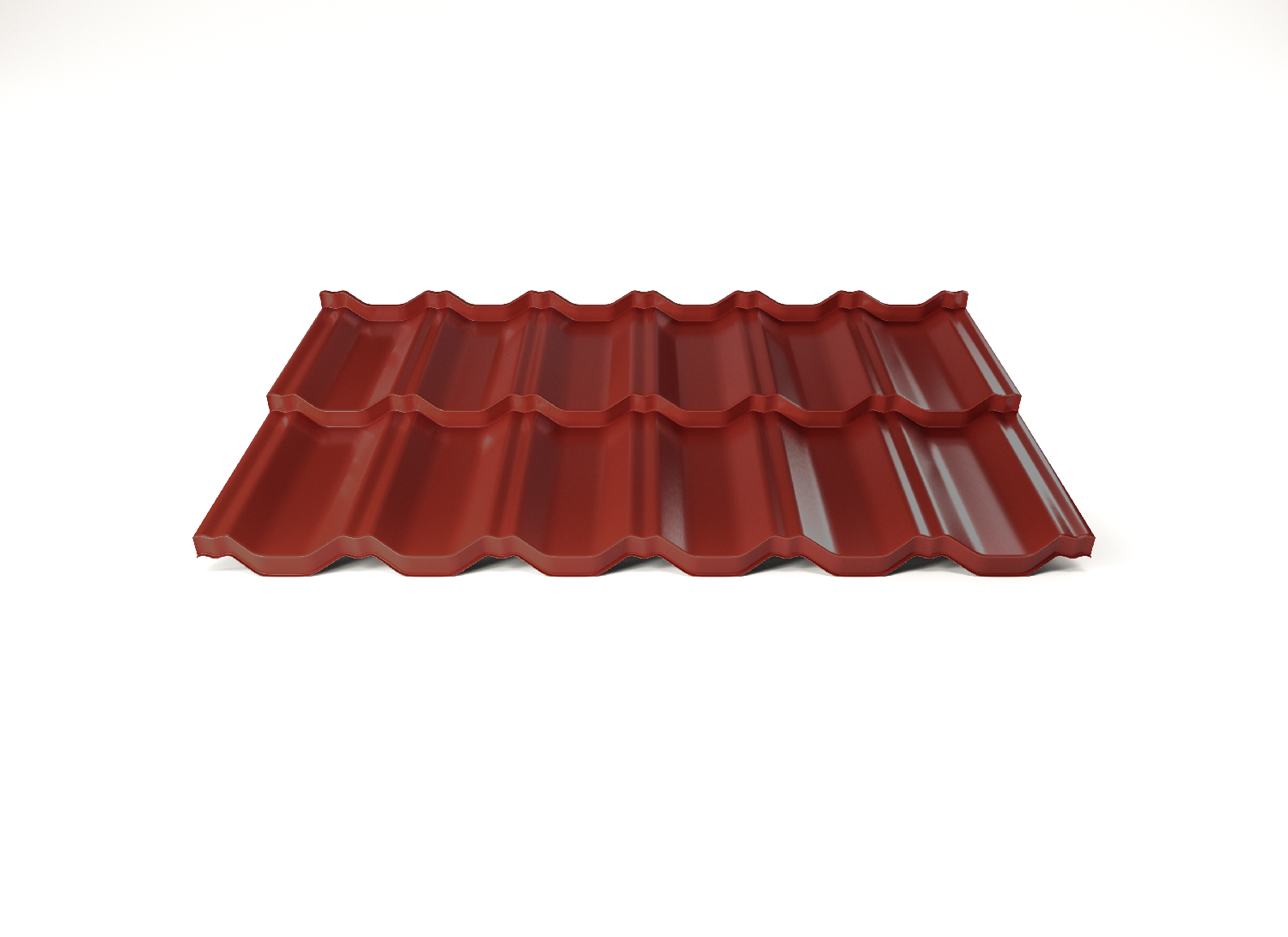 Modulární plechová střešní krytina Hornval H2 25 / 350 Super 25 Polyester Gloss