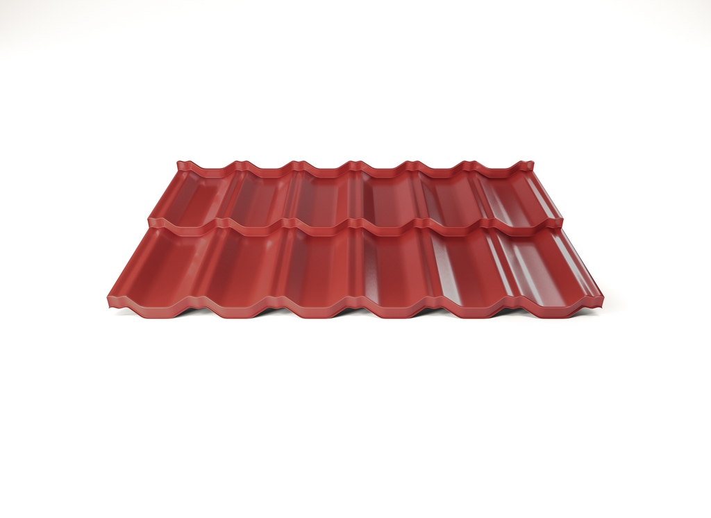 Modulární plechová střešní krytina Hornval H2 25 / 350 Super 25 Polyester Gloss