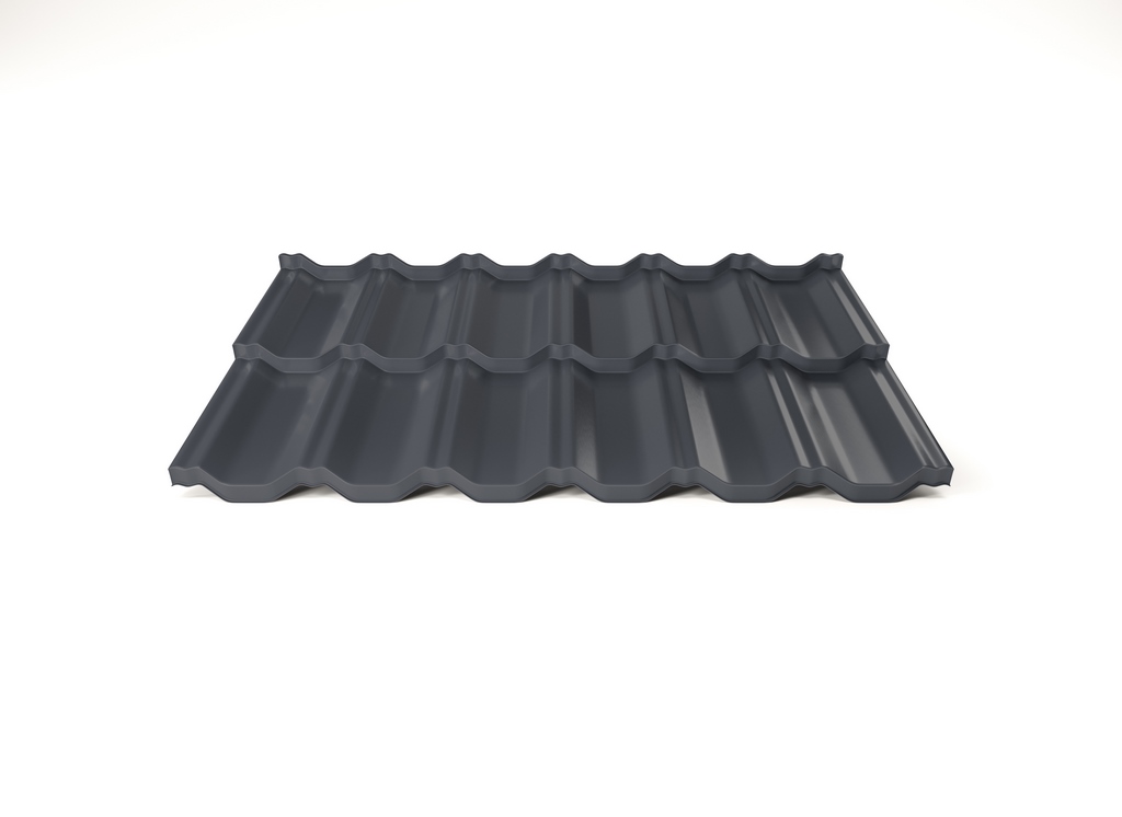 Modulární plechová střešní krytina Hornval H2 25 / 350 Super 25 Polyester Gloss