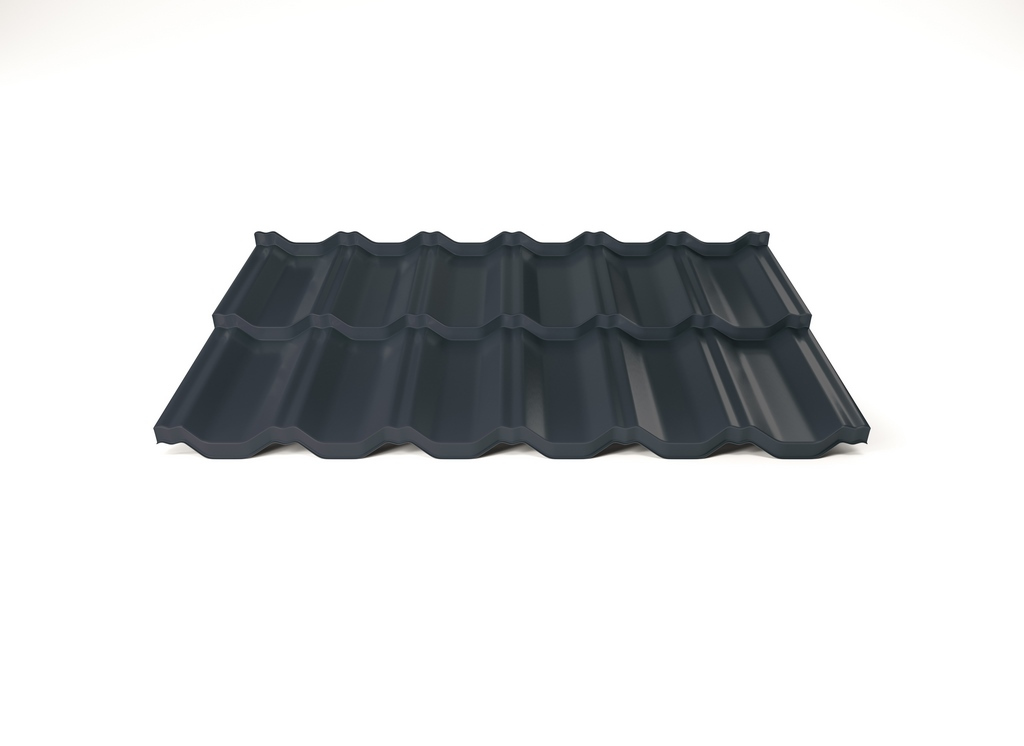 Modulární plechová střešní krytina Hornval H2 25 / 350 Super Plus 35 Polyester Gloss
