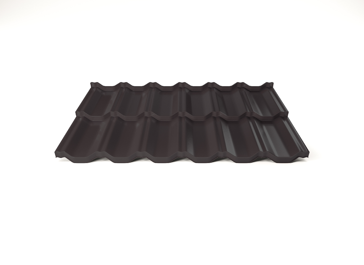 Modulární plechová střešní krytina Hornval H2 25 / 350 Super Plus 35 Polyester Gloss