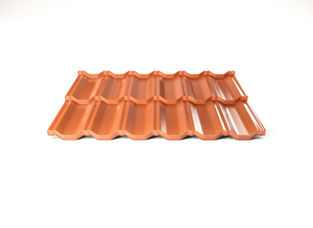 Plechová střešní krytina Hornval H2 30 / 350 Super 25 Polyester Gloss