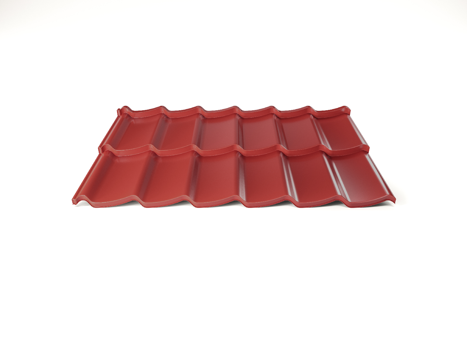 Modulární plechová střešní krytina Hornval H7 20 / 350 3D Super 25 Polyester Gloss