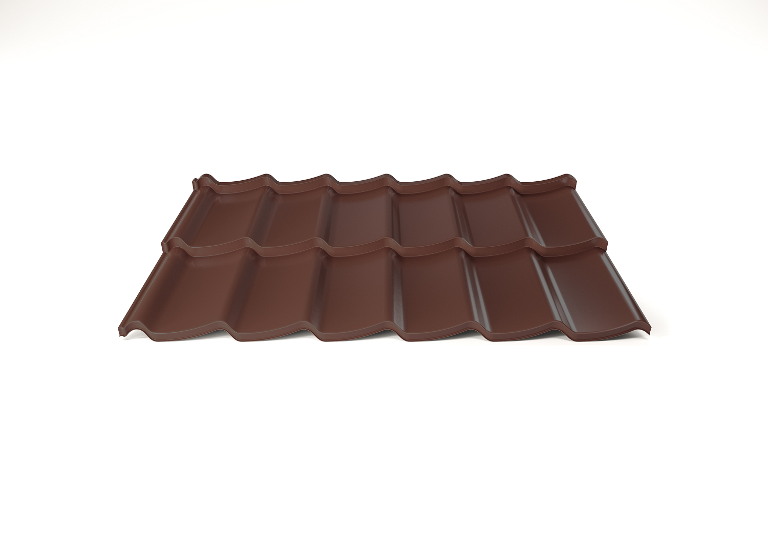 Modulární plechová střešní krytina Hornval H7 20 / 350 3D Super Plus 35 Polyester Gloss