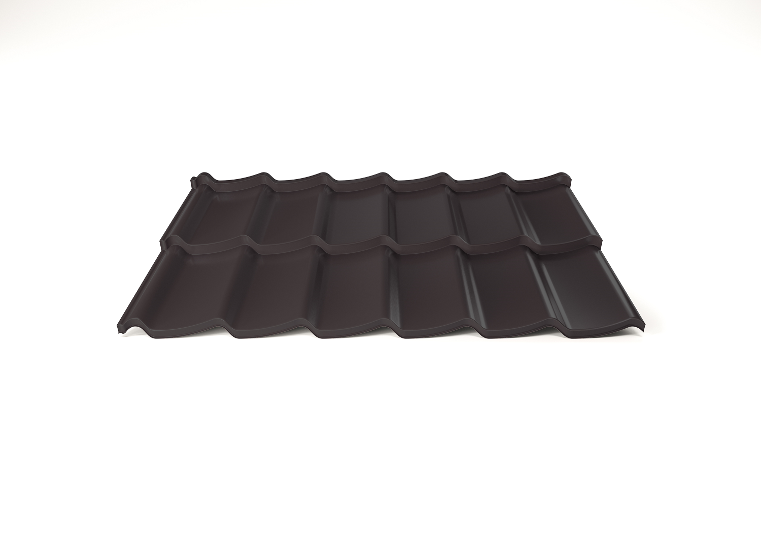 Modulární plechová střešní krytina Hornval H7 20 / 350 3D Super Plus 35 Polyester Gloss