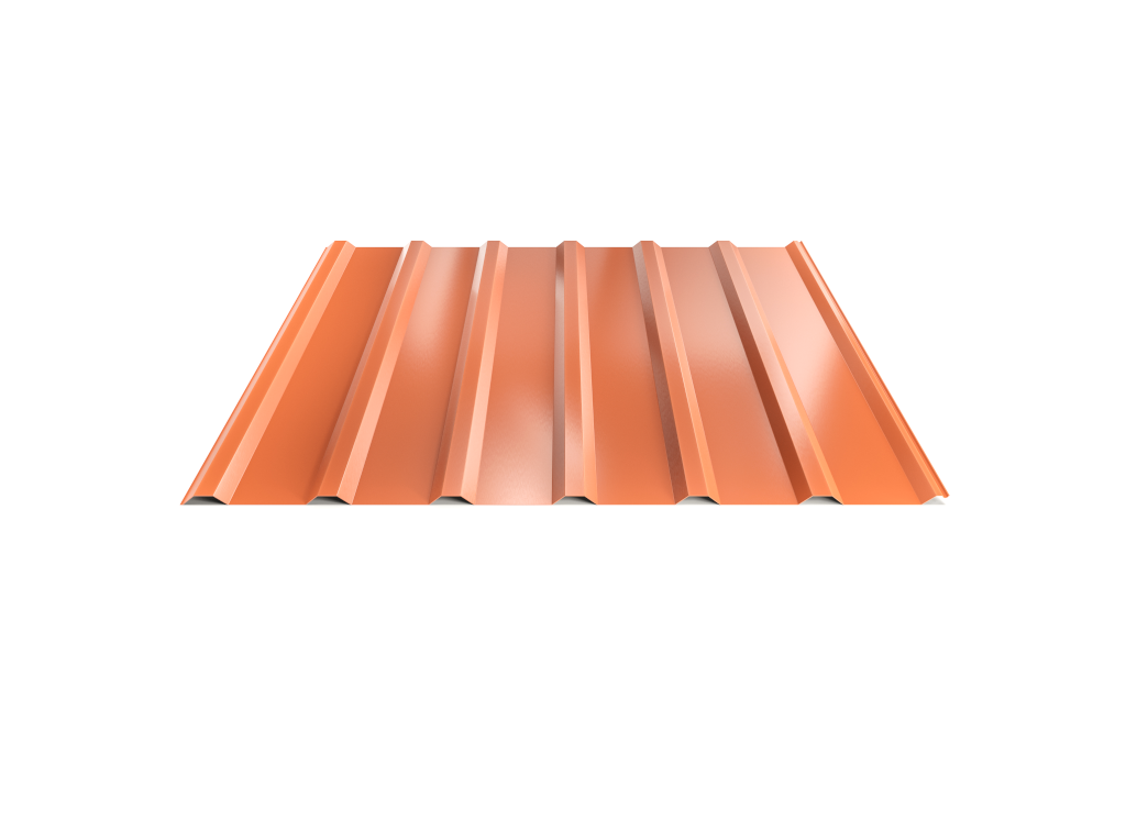 Hornval Trapézový plech T18 Polyester Gloss 0,7 mm