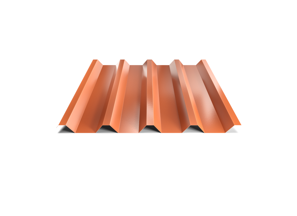 Hornval Trapézový plech T55 Polyester Gloss 0.7 mm