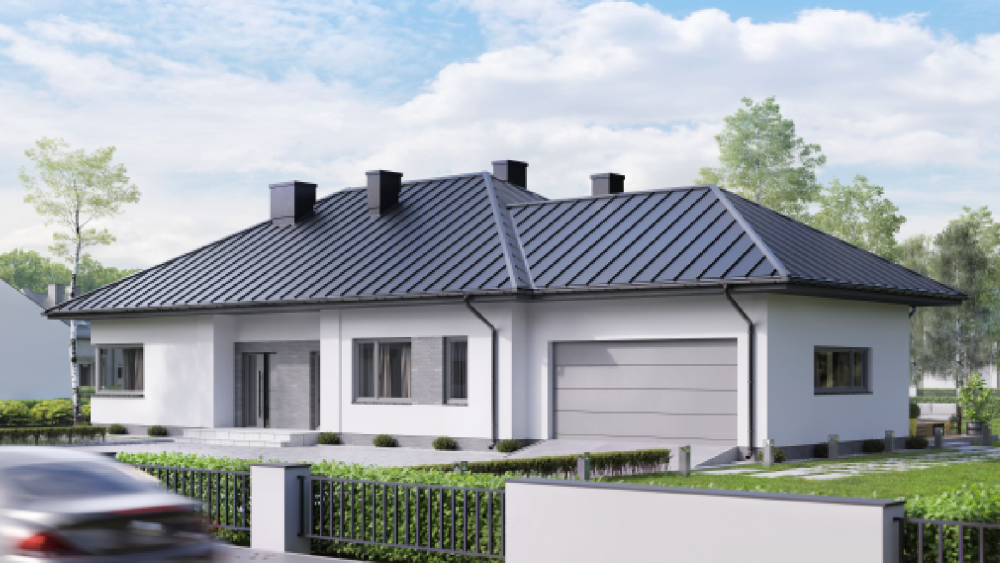 Blachotrapéz střešní panel Retro 25 / 554 Polyester Standard RAL