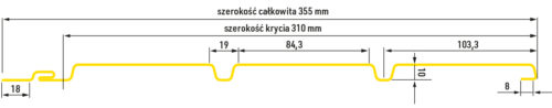 Ocelový fasádní panel E2
