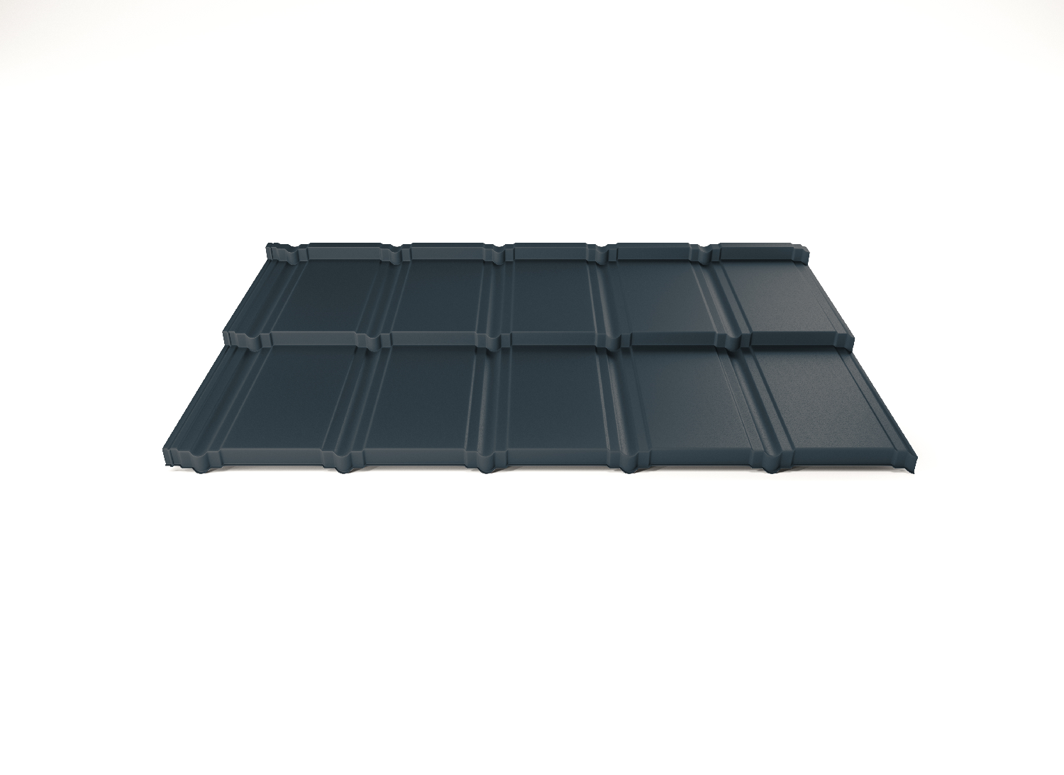 Modulární plechová střešní krytina Hornval H5 30 / 350 Aluminium Matt