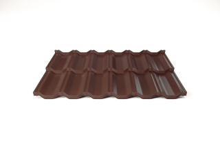 Plechová střešní krytina Hornval H2 30 / 350 Super 25 Polyester Gloss