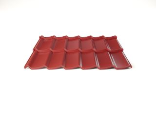 Modulární plechová střešní krytina Hornval H7 20 / 350 3D Super 25 Polyester Gloss